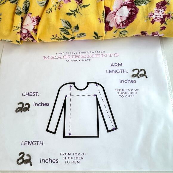 Torrid Womens Challis Smocked 3/4 Sleeve Top Blouse Size 1X Floral Flowy Yellow - Picture 7 of 7